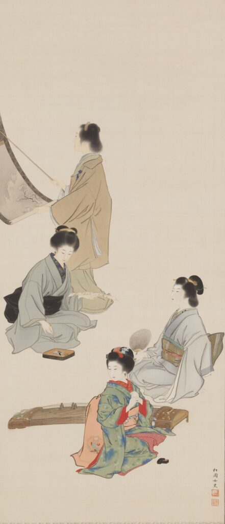 上村松園 「四季美人図」