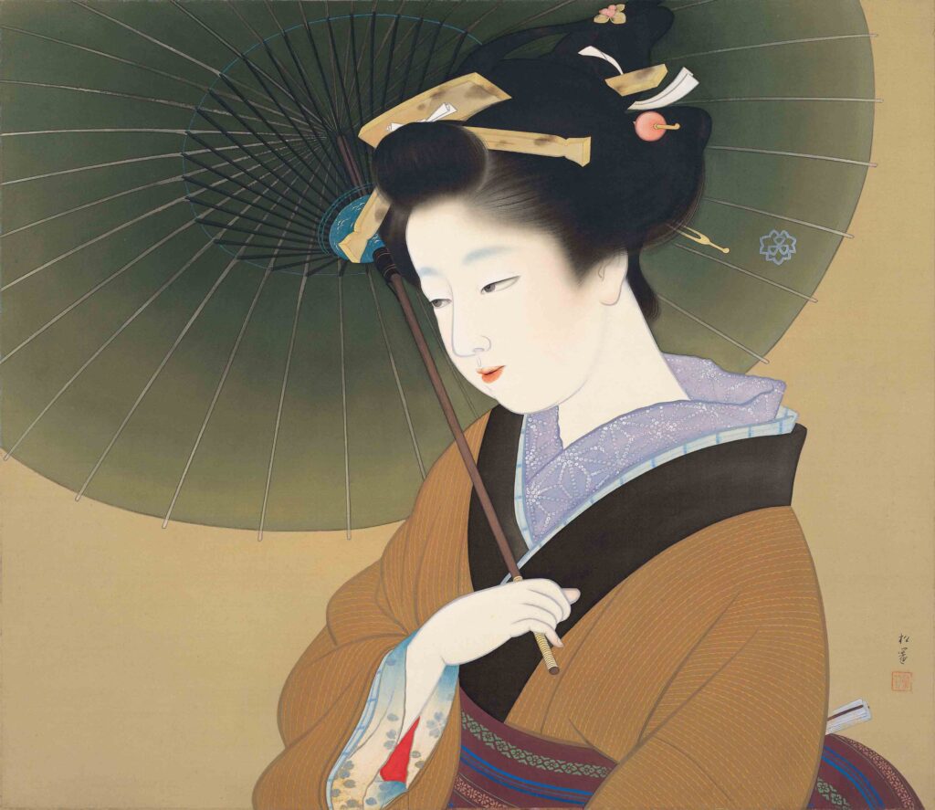 上村松園 「青眉」