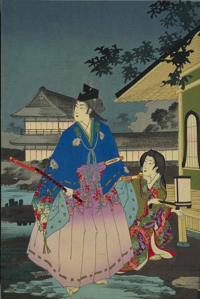 牛若丸浄瑠璃姫之館忍図」01