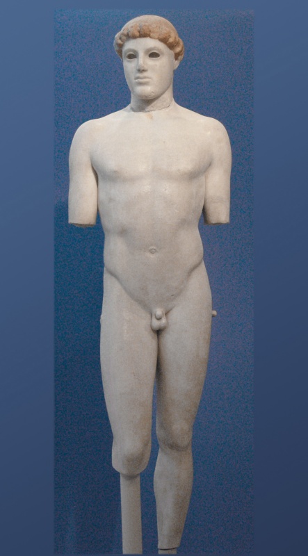 古代ギリシャ彫刻のクリティオスの少年